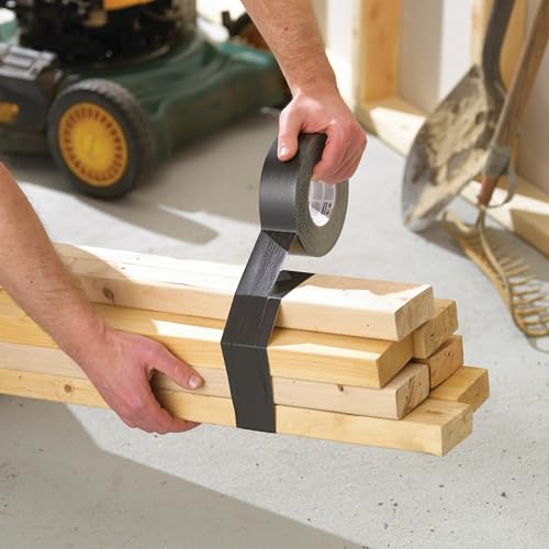 3M Universelles Gewebeklebeband 2903, Duct Tape, Starkes Panzertape, Reparatur Klebeband, Starke Klebkraft, leicht abreißbar, 48mm x 50m, Schwarz - 1 Rolle