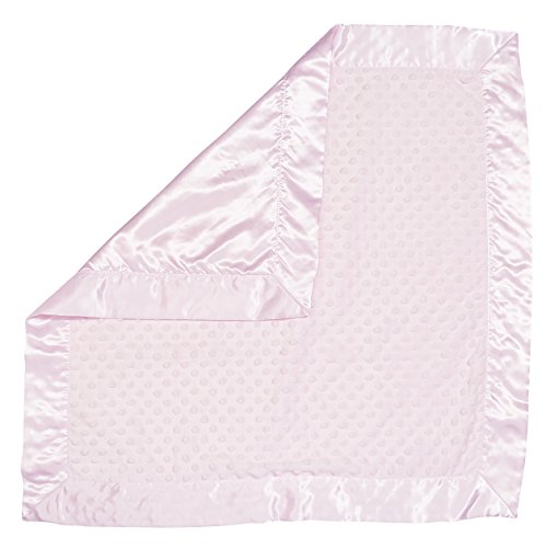 Image of Bearington Baby Dottie Snuggle Blanket (Pink) 28.5 inch X 28.5 inch