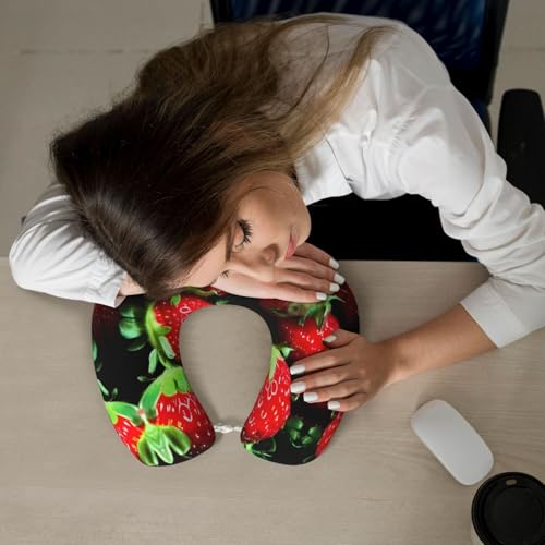 Almohada cervical de espuma viscoelástica y funda negra miniatura 7