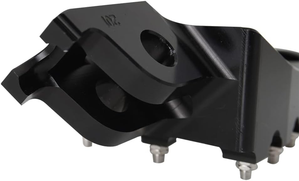 JFG RACING Dirt Bike Foot Pegs,Lengthen CNC Rest Pedal Footpegs for CR125 CR250 02-11/CRF150R 07-24/CRF250R 04-24/CRF300L 21-24/CRF450R 02-24/CRF250X CRF450X CRF250RX CRF450RX CRF450RL CRF250L-Black