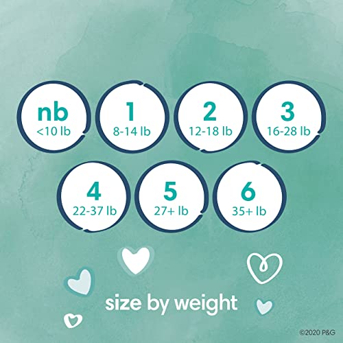 Diapers Size 0/Newborn, 76 Count - Pampers Pure Protection Disposable Baby Diapers, Hypoallergenic And Unscented Protection, Super Pack (Packaging & Prints May Vary) #TOP5