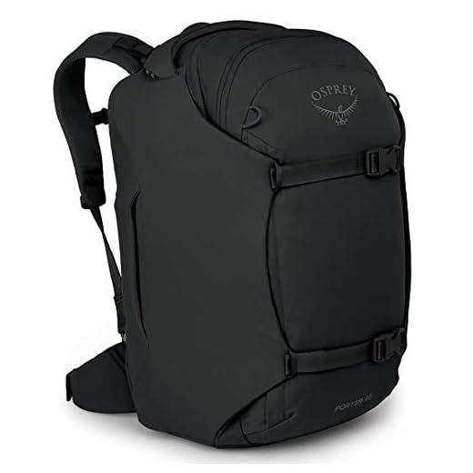 Osprey Porter 46 Travel Backpack, Black