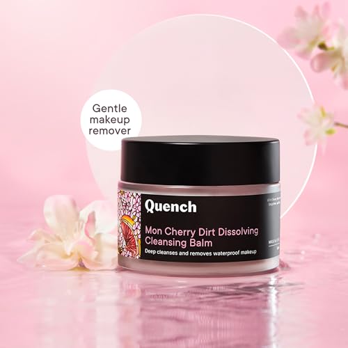 Quench Dirt Dissolving Cleansing Balm with Salicylic Acid & Cherry Blossom | Gentle Makeup Remover | Balm-Oil-Milk Texture| Removes Long-Wear Makeup & Sunscreen | Made in Korea... - Image 2