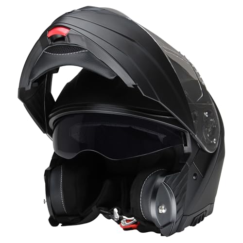Klapphelm Integralhelm Motorradhelm CMX Vader matt schwarz