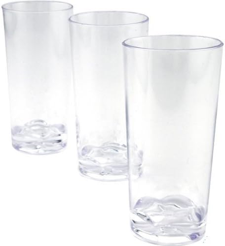 Polar Ice Plastic Straight Wall Shooter Gl, 1.75-Ounce, Clear, 50-Pack