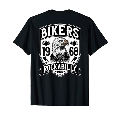 Motero Rockabilly Hombre Mujer Rock and Roll Ropa Motera Camiseta