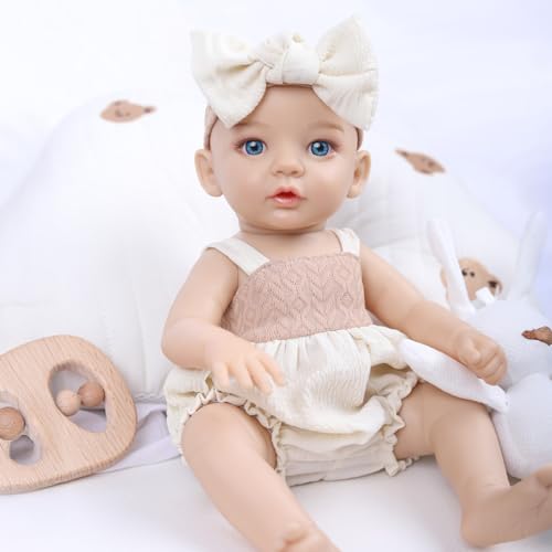 GAGAKU Poupée bébé de 30 cm à partir de 1, 2, 3, 4, 5, 6 ans, jouet en vinyle, poupée pour enfants avec accessoires de vêtements