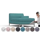 Sie verdienen es, bequem zu sein. Komfortabel verwendet ein Kaschmir-Mischgewebe, das mit einer Nano-Technologie beschichtet ist, die die Flüssigkeiten nicht in den Stoff eindringen lässt. Sie können den Stoff mit einem feuchten Mikrofasertuch und Naturseife reinigen. Tupfen Sie sanft auf den verschütteten Bereich, um die Flüssigkeit einzuweichen. Die bequemen Schonbezüge werden in einem wiederverwendbaren, zerlegbaren Fibertex-Beutel geliefert, so dass Sie sie leicht verstauen können, wenn sie nicht in Gebrauch sind. Holen Sie sich noch heute einen bequemen Schonbezug und geben Sie Ihrer Chaiselongue den Schutz, den sie braucht.