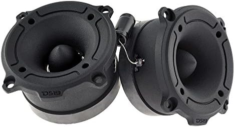 DS18 PRO-TW120B Super Tweeter in Black - 1", Aluminum Frame and Diaphragm, 240W Max, 120W RMS, 4 Ohms, Built in Crossover - PRO Tweeters are The Best in The Pro Audio and Voceteo Market (Pair)