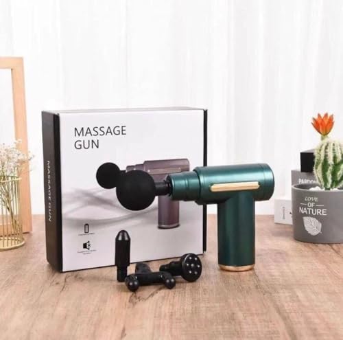 Image of MXTOP Facial Massage Gun, 6 Speed Levels, Variable Frequency Vibration, Post-Exercise Muscle Recovery, Green, MP-720