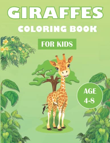 Giraffes Coloring Book For Kids ages 4-8: Fun & Educational Giraffe Coloring Pages for Kids Ages 4-8 - Cute Gifts for Boys, Girls image 2
