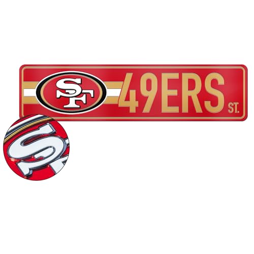 Rico Industries NFL Football Pittsburgh Steelers Standard Laser Cut Acrylic Street Sign 3.5” X 14.25” Home Decor - Bedroom - Office - Man Cave