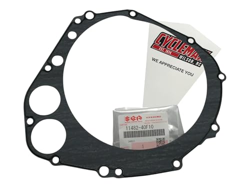 Cyclemax One Pack compatible with Suzuki 2001-2008 SUZUKI GSX-R GSXR 1000 RIGHT SIDE ENGINE CLUTCH COVER GASKET 11482-40F10