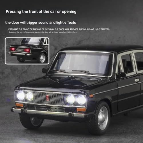 Image of 1:24 Big Lada 2106 Die-Cast Metal Toy Model Car for Kids