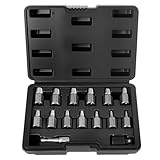 15 Pieces Screw Extractor Set, 3/8