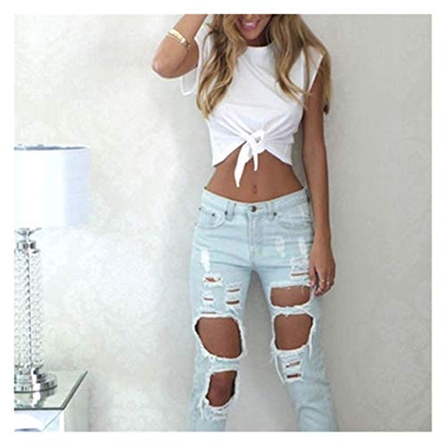 Bretelles Femmes D'été Noué Noué Crown Crop Tops Cropped T-Shirt Chemisier Casual Blouse Tanks Camis Noué Cravate Crown Tops (Color : Small, Taille : Black) Cover