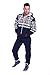 Newfacelook Mens Stylish Printed Onesie Hoody All In One Zip Hoodie Men Jumpsuit