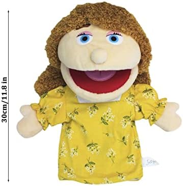 Stronrive Hand Puppets for Kids, Soft Plush Hand Puppet Theater Accessories, Handmade Family Members Puppets Party Toy Set for Children Boys Girls