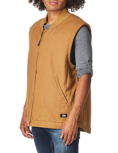 Amazon.com: Dickies Mens Relaxed Fit Sherpa Lined Duck Vest Work