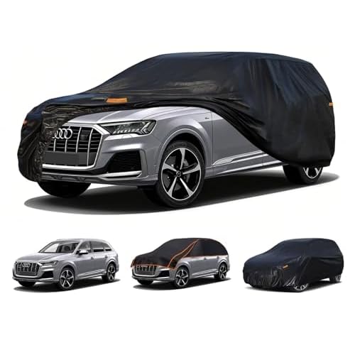 Kayme Padded Hail Protector Car Cover Custom Fit for Audi Q7 SUV, Anti Hail Blanket with Multilayer Thickened Design, Hail Proof & All Weather Outdoor
