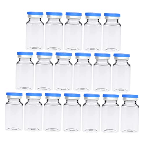 CIYODO Pcs Vials Essential Oil Bottles Medicine Dispenser Lab Vials Stopper Leakproof Small Bottles for Liquids
