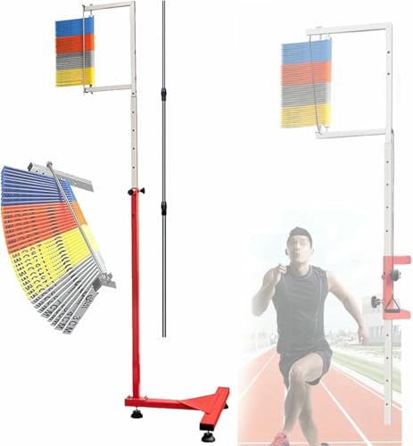 Tester skoków pionowych dla sportowców, sprzęt treningowy o regulowanej wysokości do pomiaru skoku wzwyż, niezbędne narzędzie dla entuzjastów sportu i fitnessu