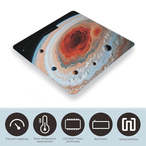 Báscula digital para baño Jupiter Red Spot 400 lb miniatura 3