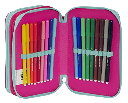 WWF Astuccio Corredo 3 Zip Illustrato C/Penna