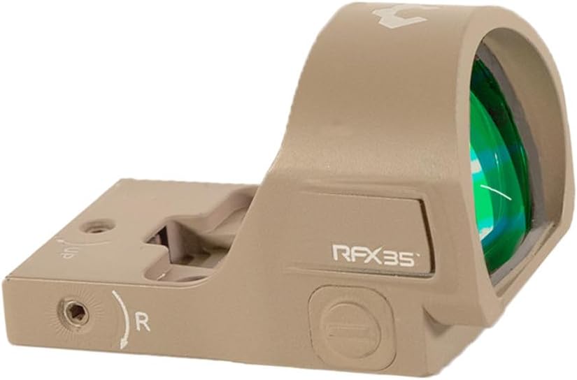 Viridian RFX35 1x22 Micro Green Dot, RMR Mounting Pattern, Featuring Instant-ON
