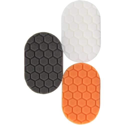 Chemical Guys Hex-Logic Hand Applicator Pad Kit, 3 Pads