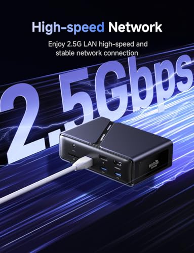 undefined MINISFORUM TB4-01 Thunderbolt4 ドッキングステーション インテル JHL 8440 12-in-1拡張ユニット Mac/Windows 対応 HDMI2.1×1/DP1.4×1/TBT4×2/2.5GLAN(RJ45)/SDカードスロット/TFカードスロット 雷電 4 ハブ の商品画像 5