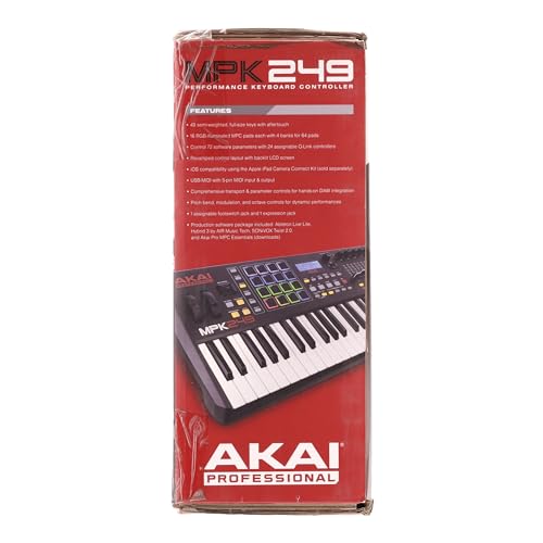 Akai MPK249 Usb Midi Keyboard Controller With 49 Semi Weighted Keys thumb #10