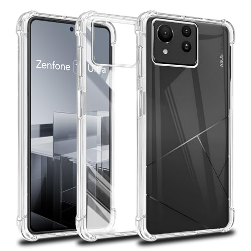 �Ή� Asus Zenfone 11 Ultra 5G �P�[�X �N���A �P�[�X TPU �ی�P�[�X �V�F�� �\�t�g �����V�F�� ���v���e�N�^�[