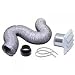 Lambro Not Available 480l Bathroon Fan Wall Vent Kit, 4" X 5'