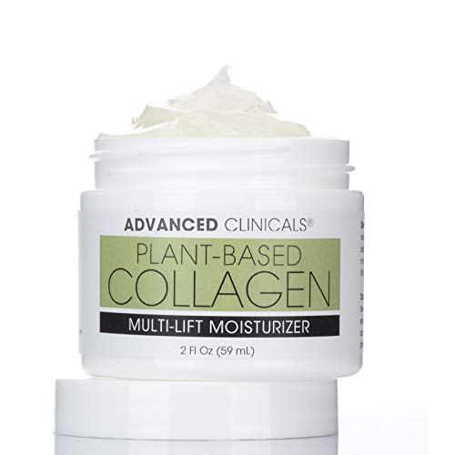 Advanced Clinicals Collagen Cream Facial Moisturizer Multi-Lift Plumping Collagen Firms & Smooths Fine Lines, Sagging Skin, & Wrinkles. Anti-Wrinkle Skin Care Face Lotion W/ Hyaluronic Acid, 2 Fl Oz