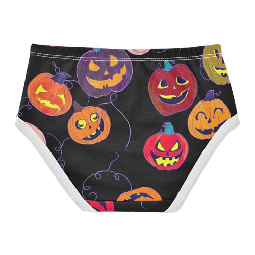 Funny Halloween Pumpkins Black Toddler Underwear Custom 2t Cotton Cute Panties Girl Durable Briefs Underpants2