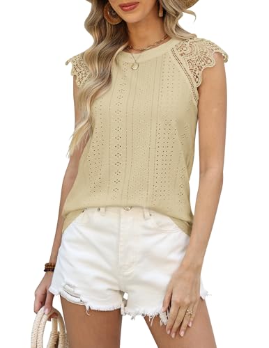 Hount Damen Oberteil Sexy Y2K Top T-Shirt Stehkragen Chiffon Spitzenbluse