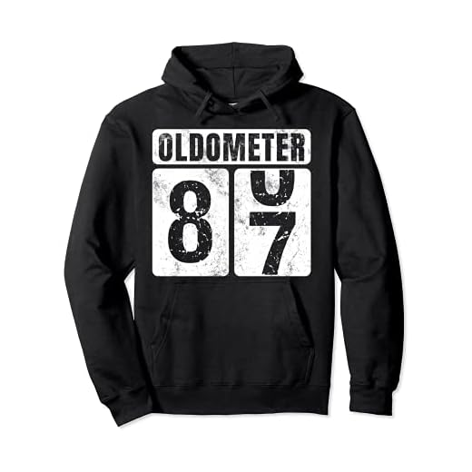 Oldometer 87 - Camisa vintage divertida idea de regalo de cumpleaños 87 Sudadera con Capucha