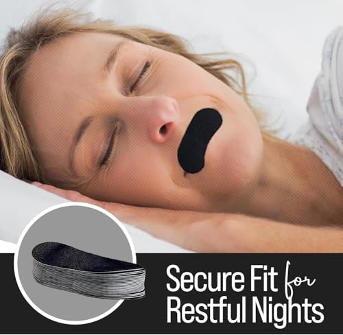 Image of 30 Pcs Sleep Strips Mouth Tape for Sleeping - Anti-Snoring Strips for Nose Breathing, Snore Reduction & Better Sleep | Hypoallergenic Adhesive Mouth Stickers for Kids & Adults (30 Pcs)