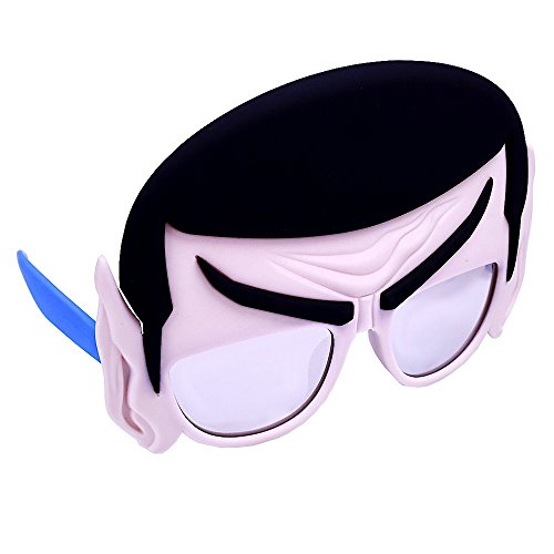Costume Sunglasses Star Trek Mr Spock Sun-Staches Party Favors UV400, one-size