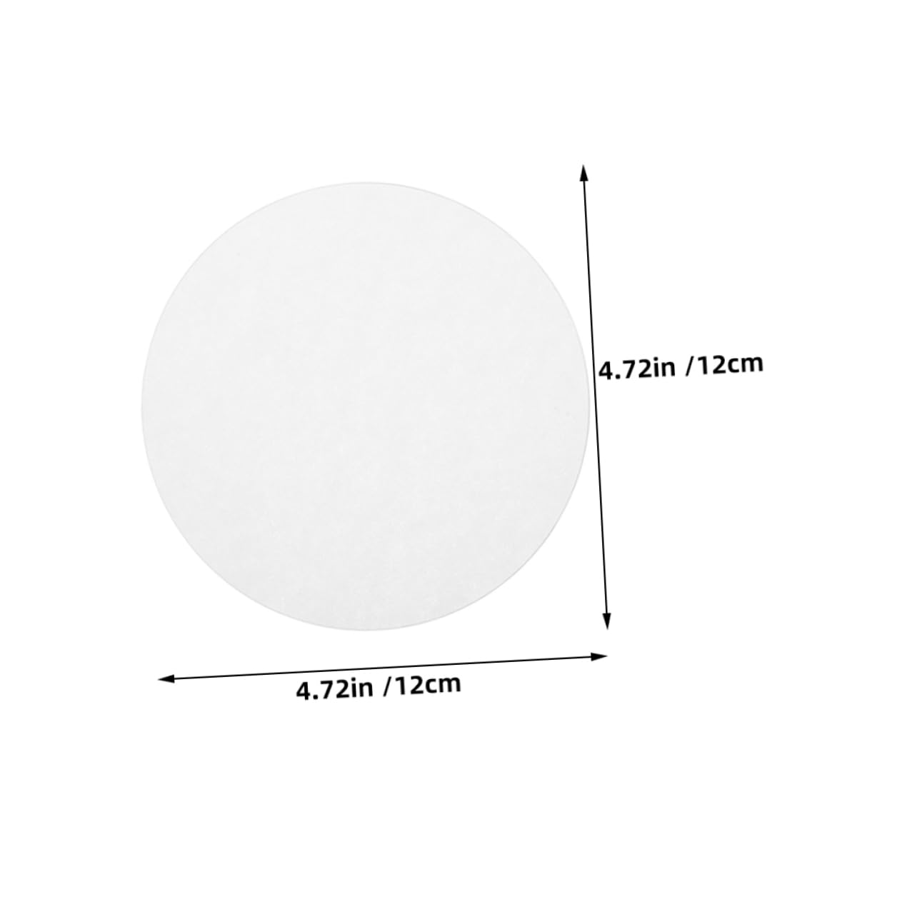 BESTYASH 100 Sheets Leakproof Paper Films for Drink Cups Easy to Use Sealing Pads for Beverages Round Shape Paper Sealers for Home Restaurants and Beverage Shops