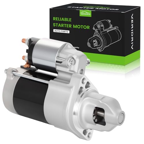 VERIDRIV Starter for Kawasaki FX730V FX691V FX651V John Deere Z445 Z465 - Replaces 21163-0754 428000-6600 - Fits John Deere 636M 648R 652R 661R Z645 Starter-Motors