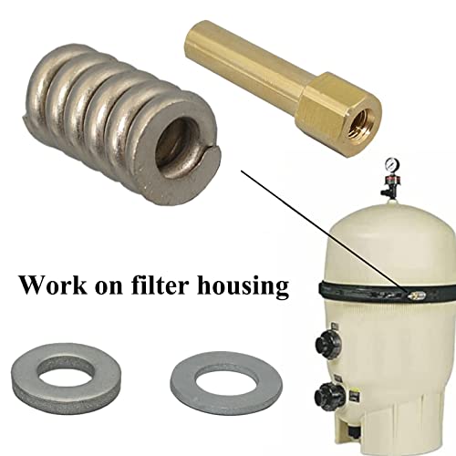 Image of DEX2420JKIT, DEX2400JN Sleeve Nut Assembly with Spring & Metal Washers, Length of 2 in, Filter Housing Replacement Set