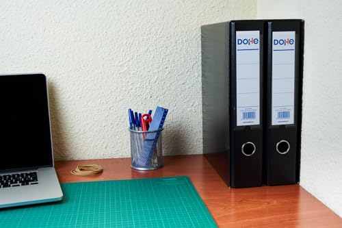 Dohe Archicolor - Módulo 2 archivadores, folio lomo ancho, color negro - imagen 5