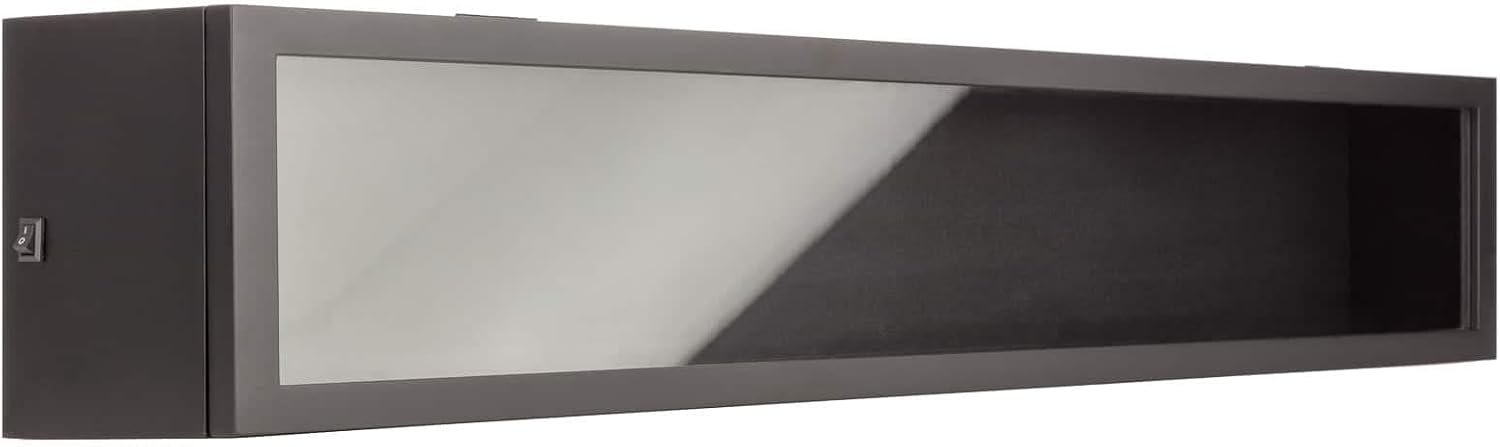 Studio Decor 28" Front Loading LED Display Case with Glass Frame