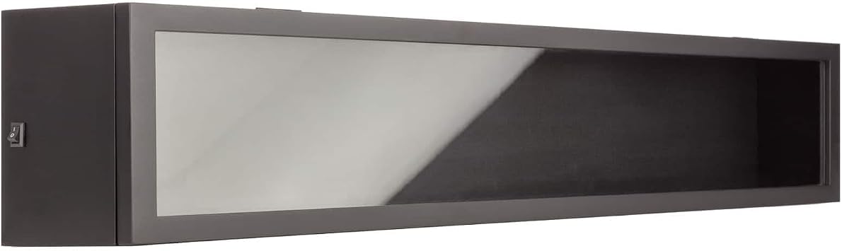 Studio Decor 28 Front Loading LED Display Case with Glass Frame