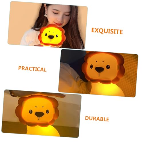 Veilleuse chambre bébé silicone lionceau lampe de chevet - 5