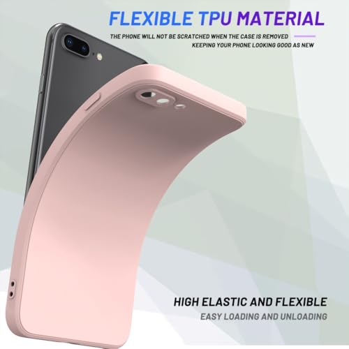 Image of for iPhone 8 Plus Case Pink, Scratch Resistant with Soft Touch, Slim Thin Phone Cover for iPhone 7 Plus 5.5 inch