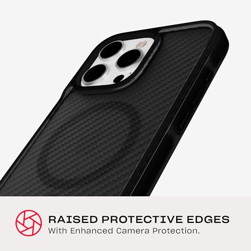 Image of Tech21 EvoArmor for iPhone 16 Pro Max Compatible with MagSafe - Impact Protection Case 21x Military Standard Tested in Black