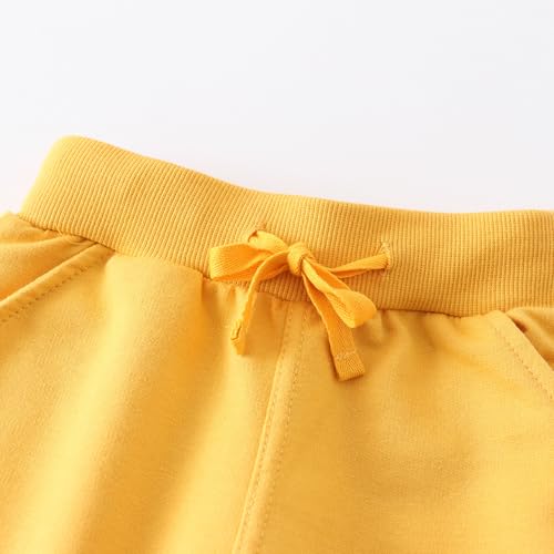 Image of Little Boys Jogger Pants Toddler Boys' Drawstring Elastic Waist Cotton Casual Sweatpants 1PC / 2 PCS Set